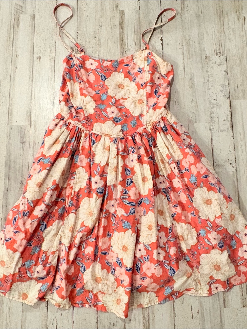 Aerie Floral Dress XS Spaghetti Strap